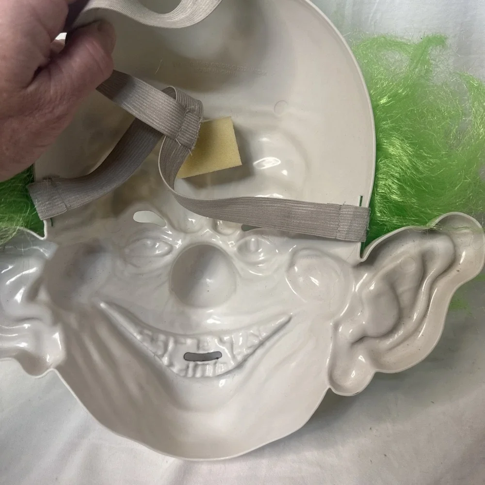 Halloween Shorty Killer Klowns Outter Space Mask Hard Plastic 1988 Scary Clown - Picture 5 of 7